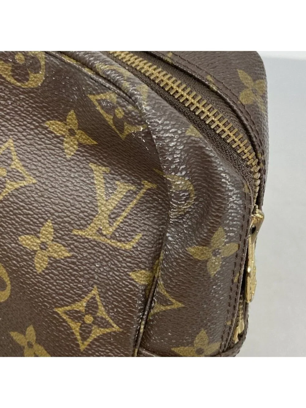 Louis Vuitton Pouch Monogram Trousse Toilet 28 Brown - Picture 6 of 8